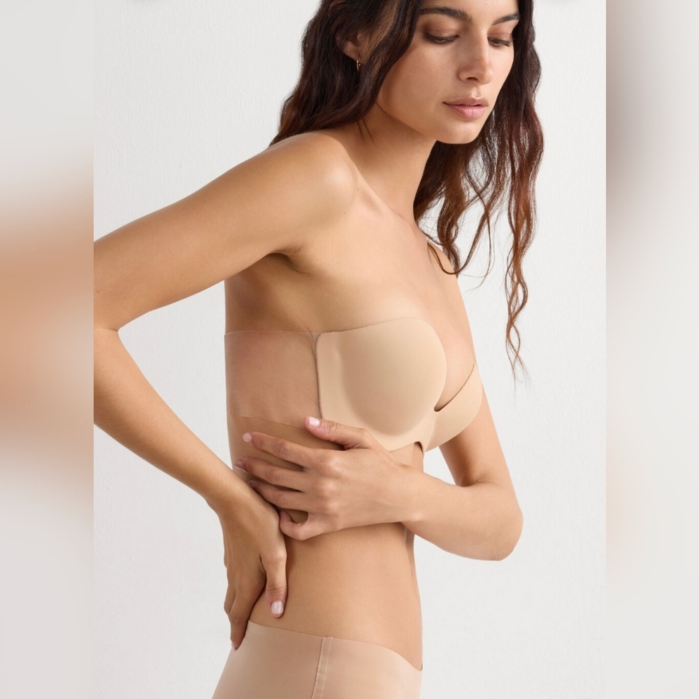 Intimissimi Transparent Back Strapless Nude Bra
